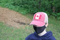 VINTAGE CANADA FLAG TRUCKER HAT