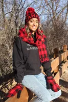 PLAID CANADA SCARF