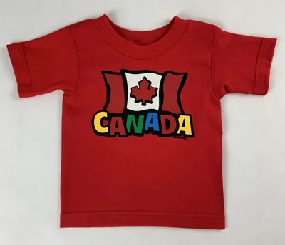 CANADA FUNKY FLAG TODDLER TEE