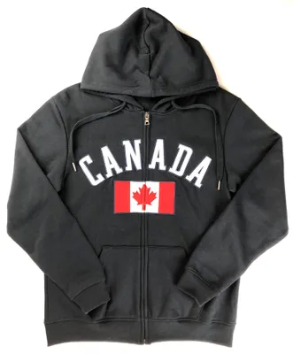 CANADA FLAG ZIP UP HOODIE