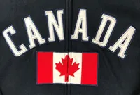 CANADA FLAG ZIP UP HOODIE