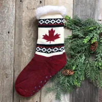 COZY MAPLE LEAF SOCKS