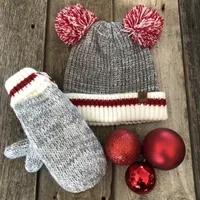 CABIN KNIT KIDS MITTS