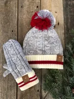 CABIN KNIT POM POM TOQUE