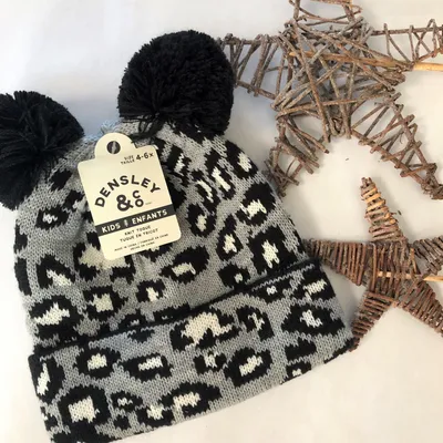 LEOPARD PRINT KIDS TOQUE