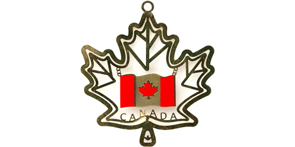 MAPLE LEAF ORNAMENT