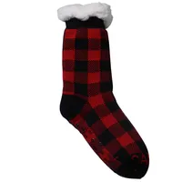 PLAID TALL SOCKS