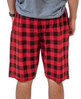 LAZY ONE MOOSE PLAID ADULT SHORTS