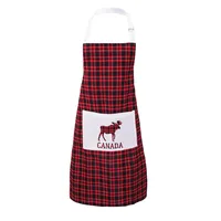 PLAID MOOSE APRON