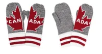 CANADA MAPLE LEAF KID MITTS