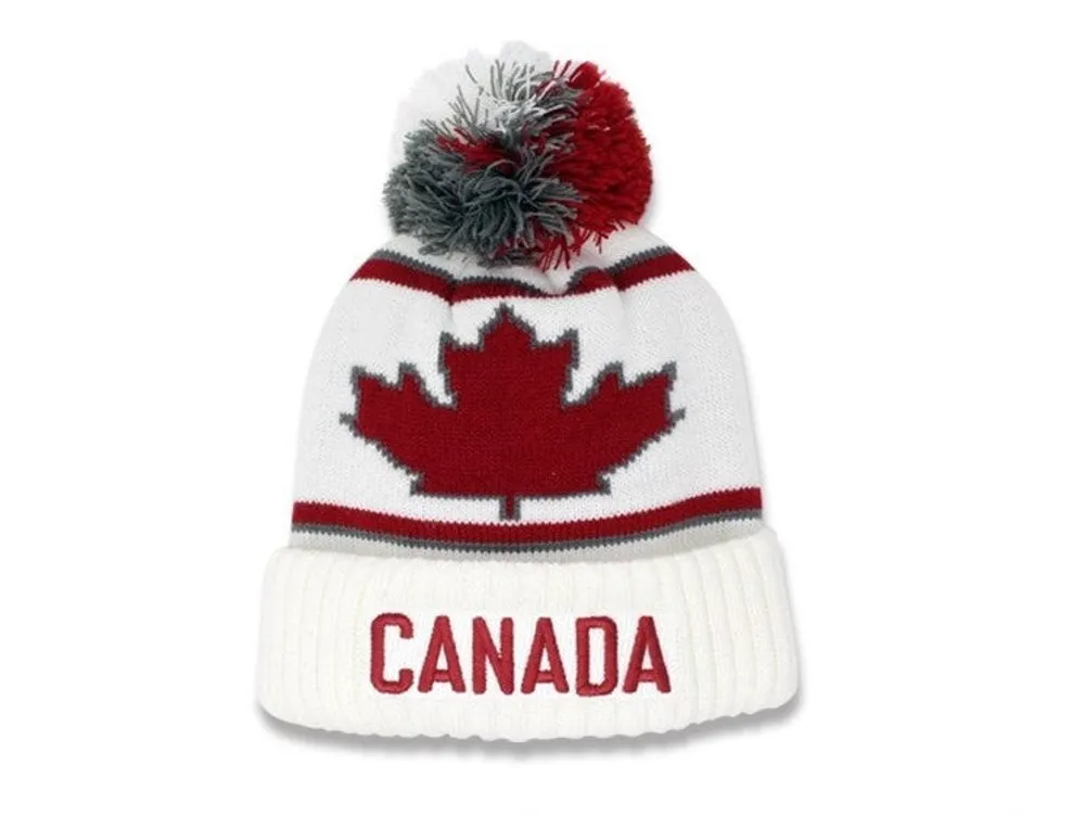 CANADA KIDS POM POM TOQUE