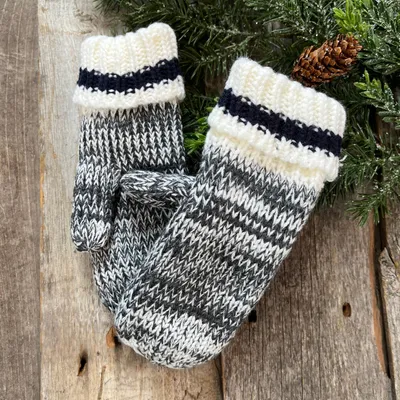CABIN KNIT KIDS MITTS