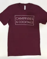 CAMPFIRES & COCKTAILS T-SHIRT