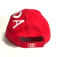VERTICAL EMBROIDERED CANADA HAT