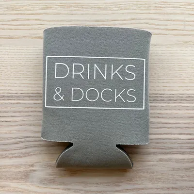 DRINKS & DOCKS KOOZIE