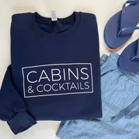 CABINS & COCKTAILS CREWNECK