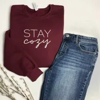 STAY COZY CREWNECK