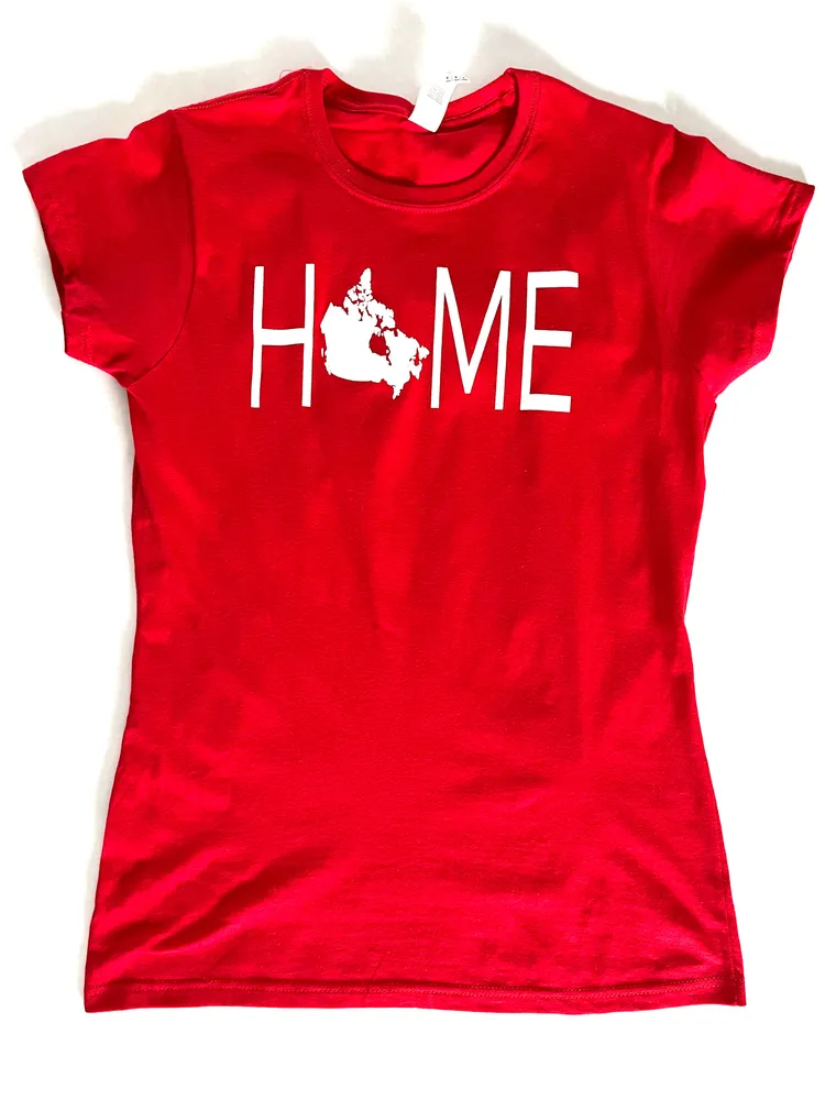 WOMENS HOME CANADA T-SHIRT