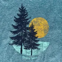 T-SHIRT - FIR TREES SUNRISE TO SUNSET