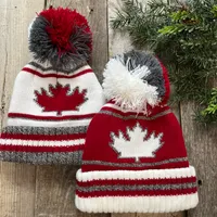 MAPLE LEAF KIDS TOQUE