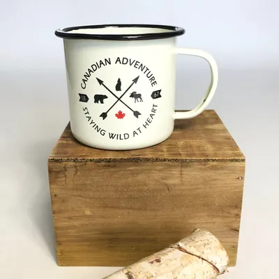 CANADIAN ADVENTURE ENAMEL MUG