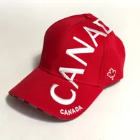 VERTICAL EMBROIDERED CANADA HAT