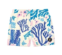 CC Swirl Swim short Coral