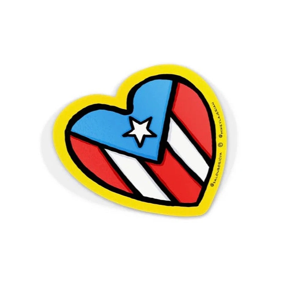 Bandera: PR Corazón (Sticker)