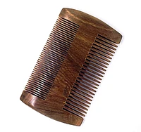 Peine para barba de doble cara- madera.