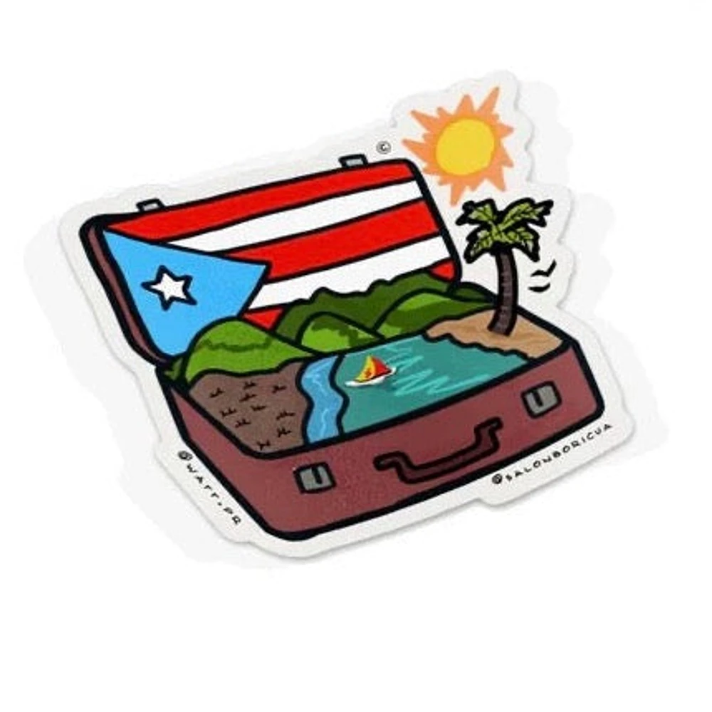 Mi Maleta Boricua (Sticker)