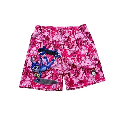 MESH SHORT SKATER Rosa