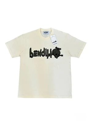 Benditto Logo Tee (Ivory-Green)