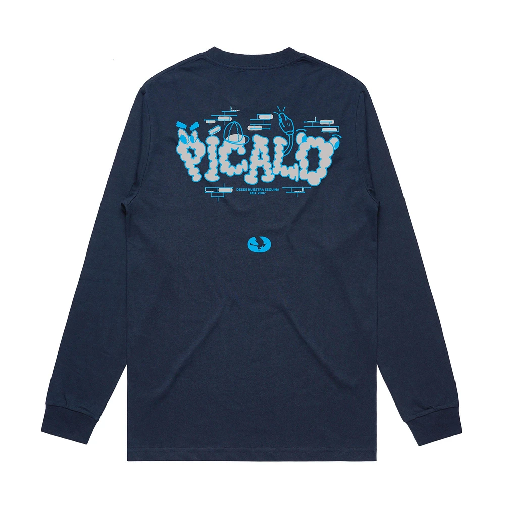 DNE navy long sleeve (T-shirt)