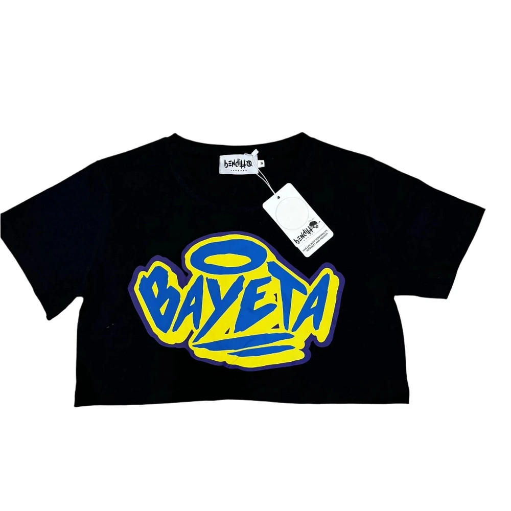 Bayeta Cropped tee (black)