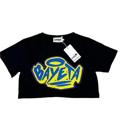 Bayeta Cropped tee (black)