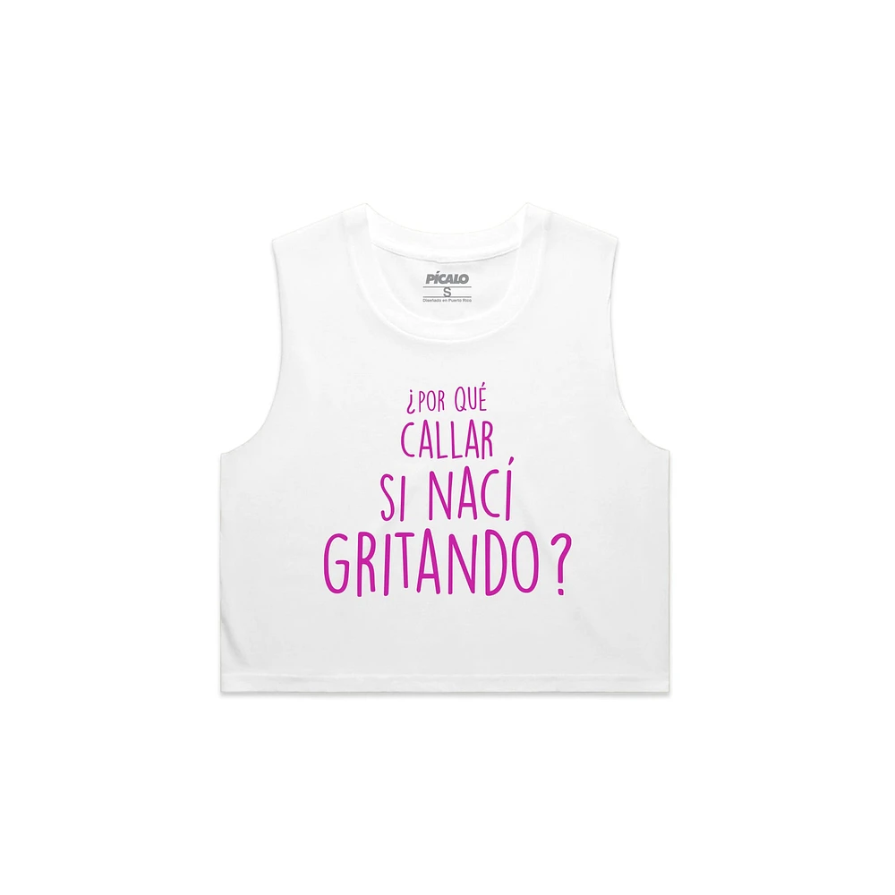 Nací Gritando (Crop tank)