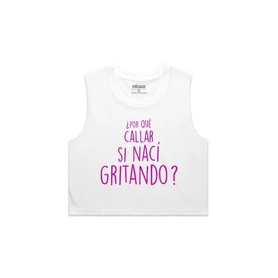 Nací Gritando (Crop tank)