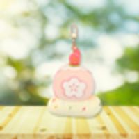 MINISO Yummy Yummy Series Plush Bag Charm (Wowo Strawberry Roll