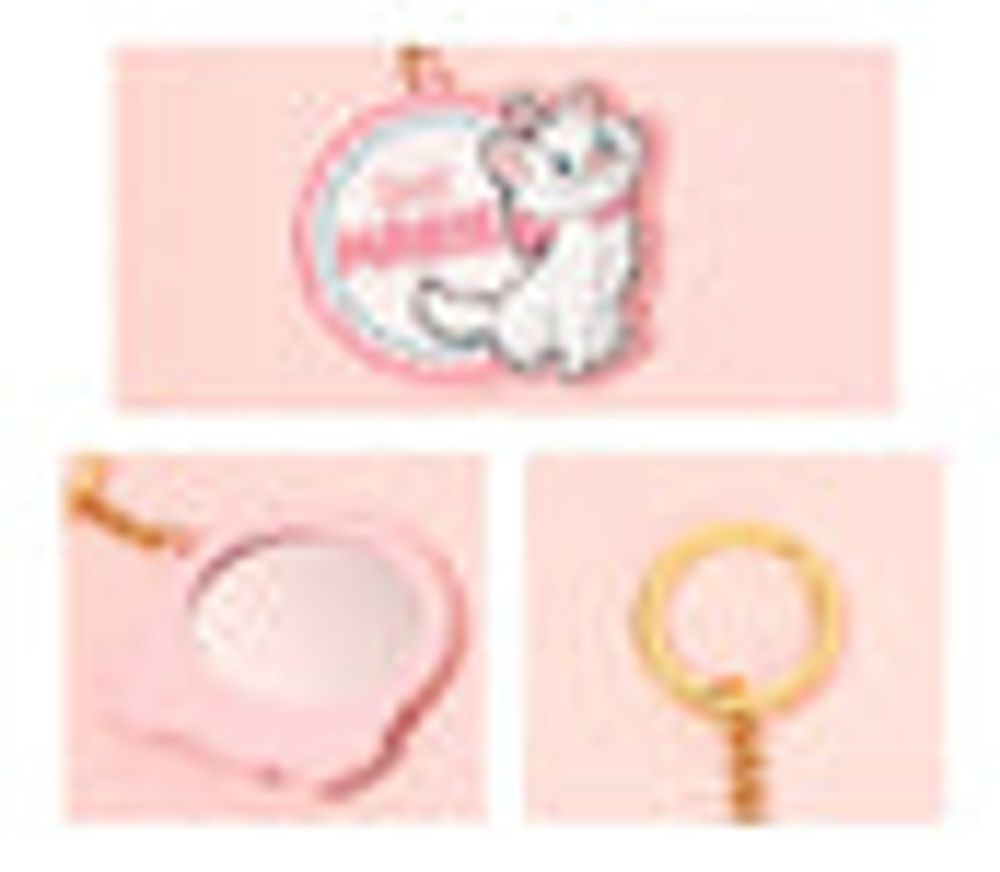 MINISO Disney Animals Collection Mirror Key Chain (Marie