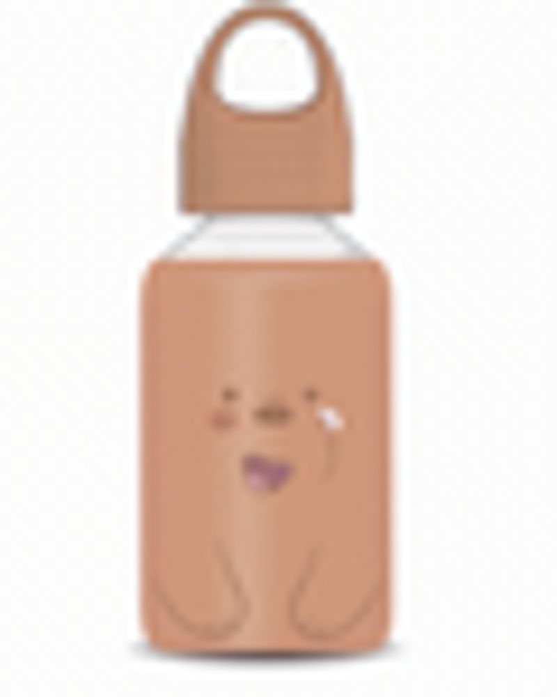 MINISO We Bare Bears Collection 4.0-Glass Bottle 250mL(Grizzly