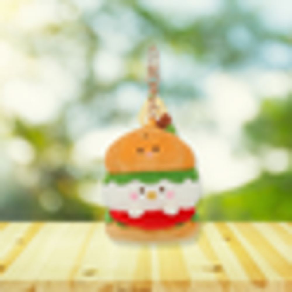 MINISO Yummy Yummy Series Plush Bag Charm (Pear Hamburger