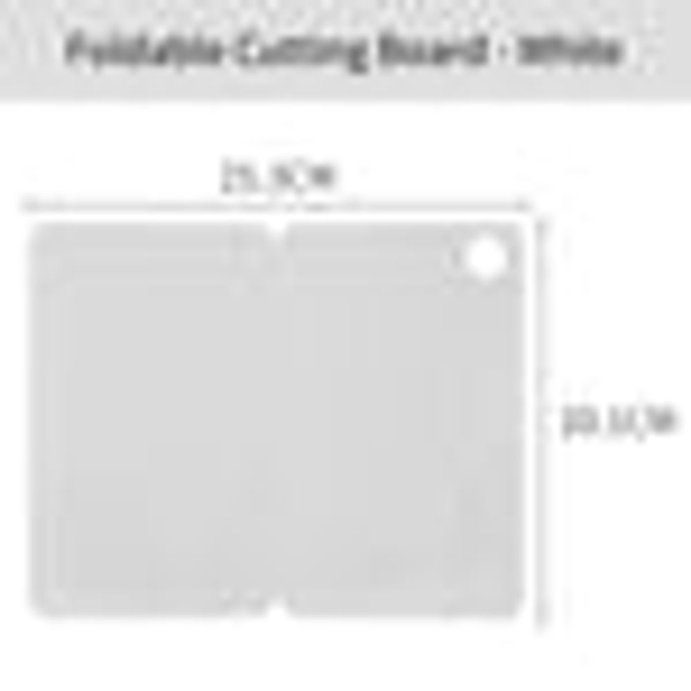 MINISO Foldable Kitchen Cutting Board (White