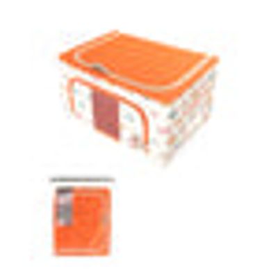 MINISO 66L Cartoon Steel Frame Storage Box(Orange