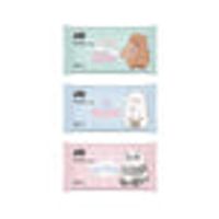 MINISO We Bare Bears Collection 4.0 Soft Wet Wipes (20 Wipes*3 Packs