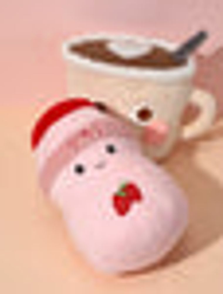 MINISO Beverages Series Plush Toy Strawberry Milk Shake