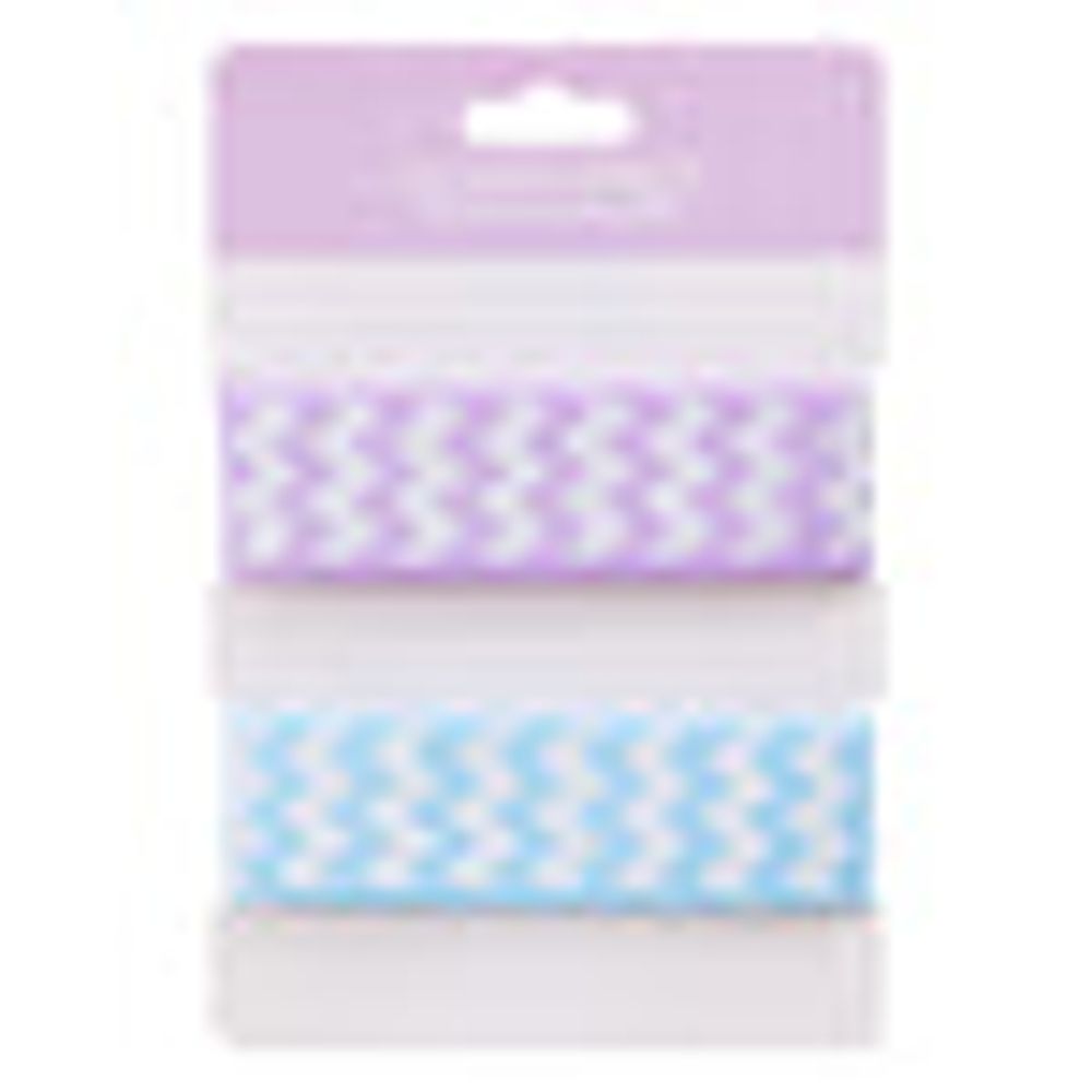 Large Paper Purple Ribbons - 1 Pack