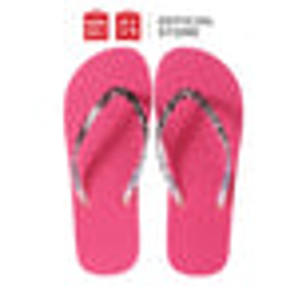 MINISO Leopard Print Women's Flip-flop (Pink,39-40