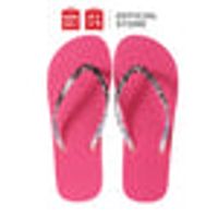 MINISO Leopard Print Women's Flip-flop (Pink,39-40