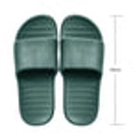 MINISO Men's Honeycomb Pattern Soft Sole Bathroom Slippers(Olive Green,41-42