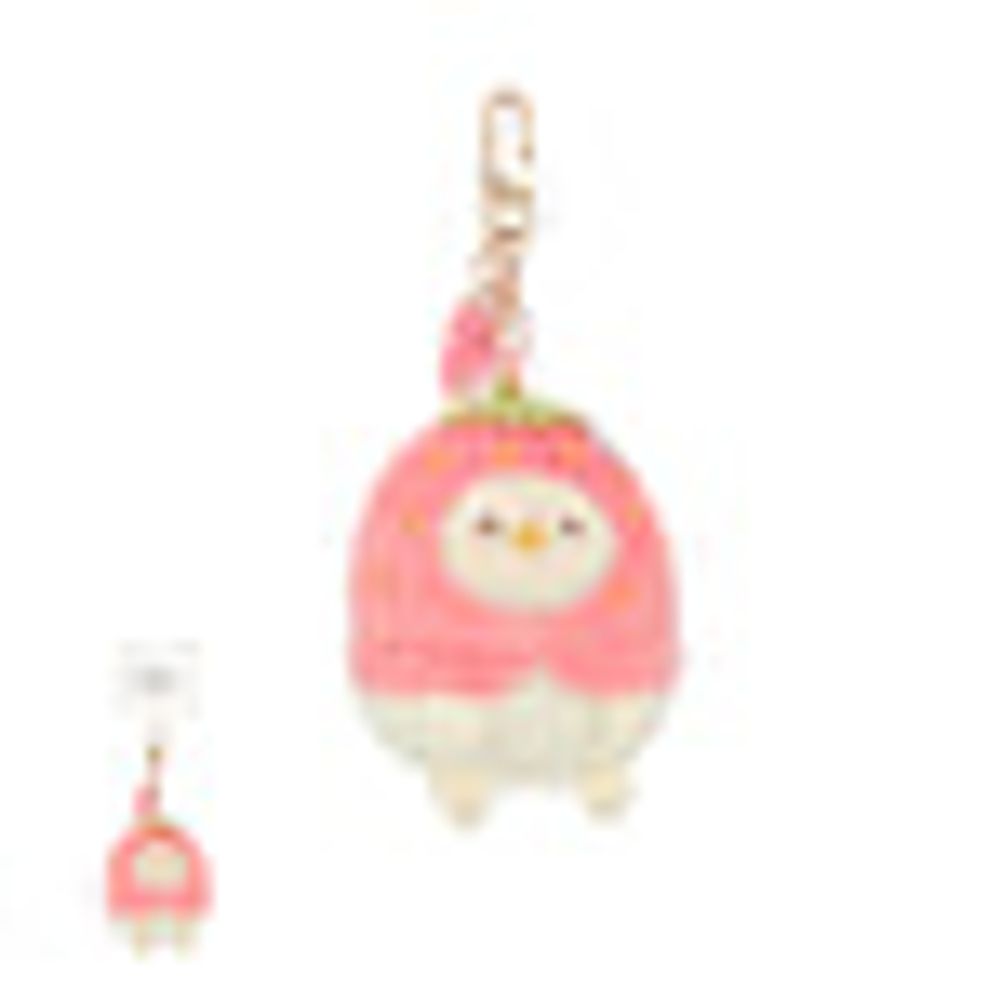 MINISO Yummy Yummy Series Plush Bag Charm (Strawberry Pear